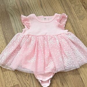 Little Me Pink Sparkle Kids Formal Dress
